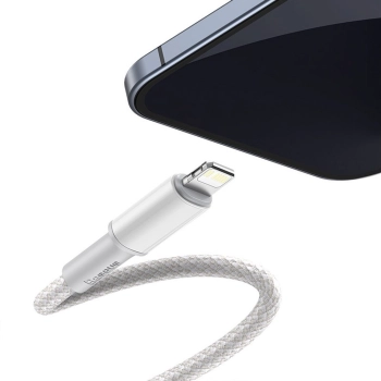  Kabel przewód do iPhone USB-C - Lightning szybkie ładowanie 20W 2m - biały - zdj. dodatkowe 1