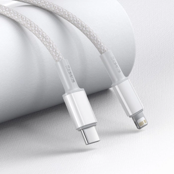  Kabel przewód do iPhone USB-C - Lightning szybkie ładowanie 20W 2m - biały - zdj. dodatkowe 8