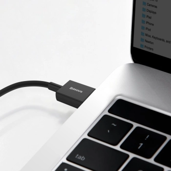  Kabel przewód Superior do Huawei USB - USB-C 11V / 6A SuperCharge 1m - czarny - zdj. dodatkowe 9