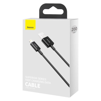  Kabel przewód do iPhone USB - Lightning 2m - biały - zdj. dodatkowe 4