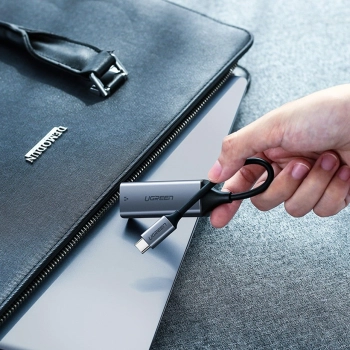  Zewnętrzna karta sieciowa LAN RJ45 - USB-C 1 Gigabit Ethernet - szary - zdj. dodatkowe 7