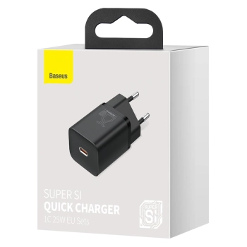  Super szybka ładowarka USB-C 25W Power Delivery Quick Charge - czarny - zdj. dodatkowe 4