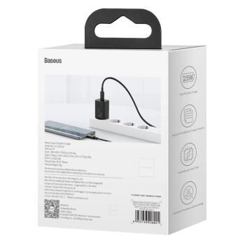  Super szybka ładowarka USB-C 25W Power Delivery Quick Charge - czarny - zdj. dodatkowe 5