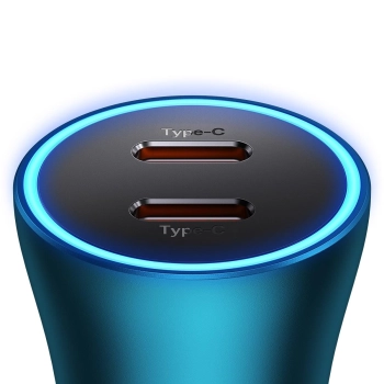  Ładowarka samochodowa Golden Contactor Pro 2x USB-C 40W - niebieski - zdj. dodatkowe 6