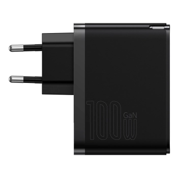  Szybka uniwersalna ładowarka sieciowa GaN5 Pro USB-C / USB 100W - czarny - zdj. dodatkowe 1