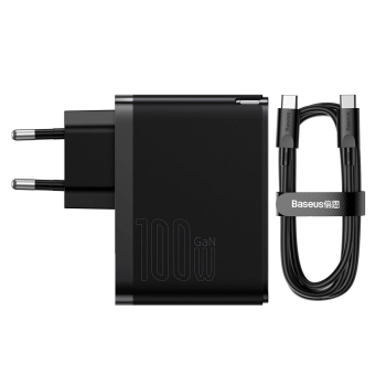  Szybka uniwersalna ładowarka sieciowa GaN5 Pro USB-C / USB 100W - czarny - zdj. dodatkowe 8