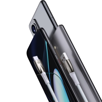  Kabel przewód do szybkiego ładowania Glimmer USB-A - USB-C 1m - biały - zdj. dodatkowe 3