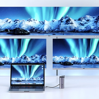  12w1 Wielofunkcyjna stacja dokująca adapter HUB Ugreen CM555 - szara - zdj. dodatkowe 5