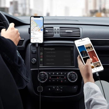  Szybka ładowarka samochodowa USB-A i USB-C 30W PD PPS - szara - zdj. dodatkowe 2