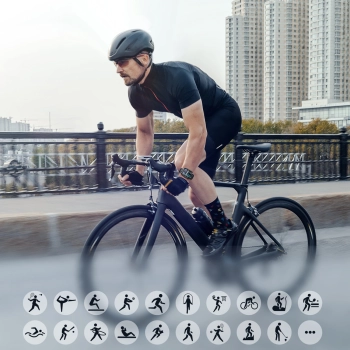  Smartwatch JR-FT5 Fit-Life Series z funkcją odbierania połączeń - czarny - zdj. dodatkowe 8