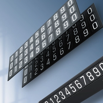  Tabliczka parkingowa do samochodu na numer telefonu kierowcy - czarna - zdj. dodatkowe 6