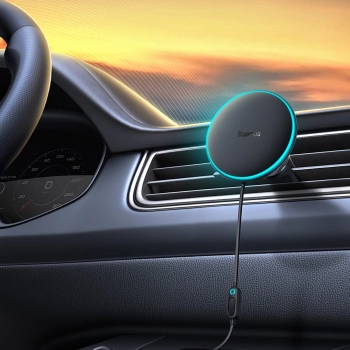  Ładowarka indukcyjna do samochodu na nawiew MagSafe 15W USB-C 25W - czarna - zdj. dodatkowe 1