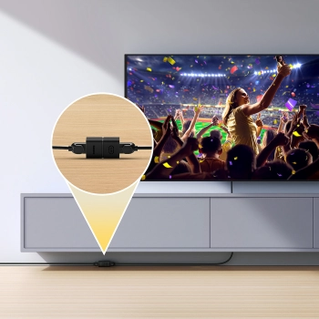  Złączka łącznik kabli sieciowych LAN Ethernet RJ-45 AirJoy czarna - ZESTAW 2szt - zdj. dodatkowe 9