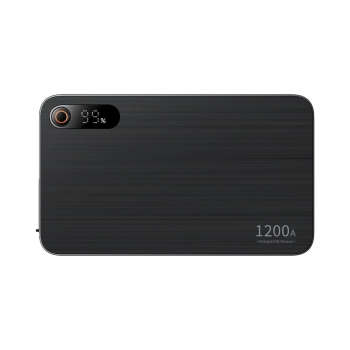  3w1 Rozruch auta Jump Starter 1200A + powerbank 7200mAh + latarka LED - czarny - zdj. dodatkowe 1