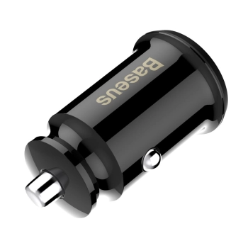  Mini ładowarka samochodowa do telefonu 2x USB Grain Car Charger czarny - zdj. dodatkowe 5