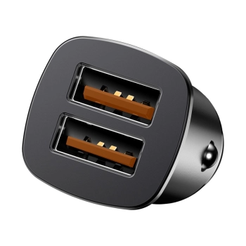  Inteligentna ładowarka samochodowa Square 2x USB QC3.0 Quick Charge 3.0 SCP AFC 30W czarny - zdj. dodatkowe 4