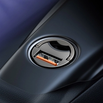  Mini ładowarka samochodowa inteligentna Tiny Star USB 30W Quick Charge szary - zdj. dodatkowe 9