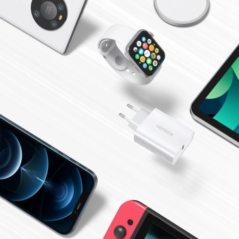  Ładowarka sieciowa USB Power Delivery 3.0 Quick Charge 4.0+ 20W 3A biały - zdj. dodatkowe 3