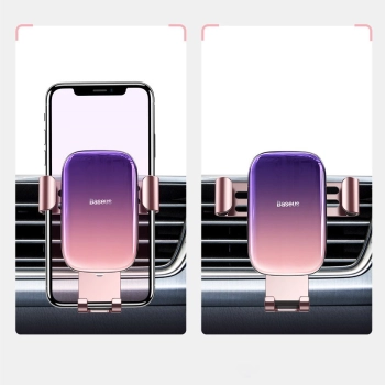  Grawitacyjny uchwyt samochodowy na kratkę wentylacyjną nawiew Glaze czarny - zdj. dodatkowe 9