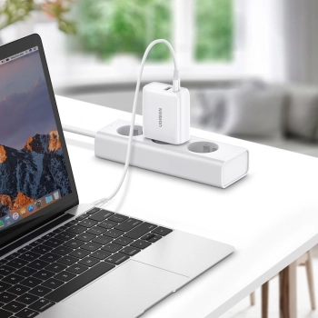 Szybka ładowarka sieciowa USB-C + USB 36 W Quick Charge 4.0 Power Delivery biały - zdj. dodatkowe 4