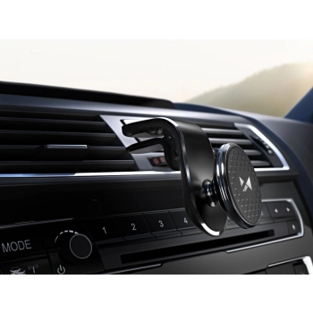  Uchwyt magnetyczny na telefon do kratki samochodu obrotowy 360 czarny - zdj. dodatkowe 8