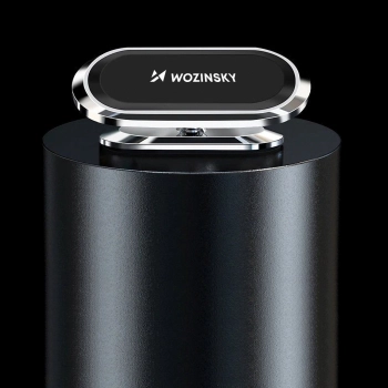  Samoprzylepny magnetyczny uchwyt samochodowy obrotowy 360 na deskę rozdzielczą srebrny - zdj. dodatkowe 10