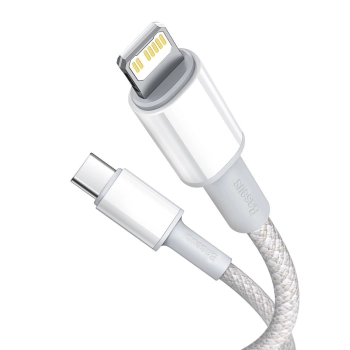  Kabel do szybkiego ładowania Iphone USB-C - Lightning Power Delivery 20W 1m biały - zdj. dodatkowe 2