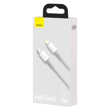  Kabel do szybkiego ładowania Iphone USB-C - Lightning Power Delivery 20W 1m biały - zdj. dodatkowe 4