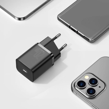  Szybka ładowarka do Iphone Super Si 1C 20W Power Delivery + kabel USB-C - Lightning 1m czarny - zdj. dodatkowe 10