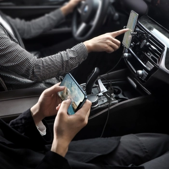  Ładowarka samochodowa do gniazda zapalniczki Grain Pro 2x USB 4.8A biały - zdj. dodatkowe 10