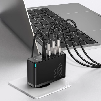  Szybka ładowarka sieciowa GaN2 Pro USB USB-C QC PD 100W czarny - zdj. dodatkowe 10