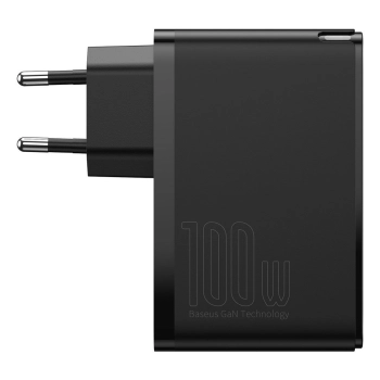  Szybka ładowarka sieciowa GaN2 Pro USB USB-C QC PD 100W czarny - zdj. dodatkowe 1
