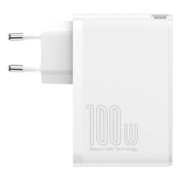  Szybka ładowarka sieciowa GaN2 Pro USB USB-C QC PD 100W biały - zdj. dodatkowe 3