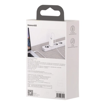  Szybka ładowarka sieciowa GaN2 Pro USB USB-C QC PD 65W biały - zdj. dodatkowe 5