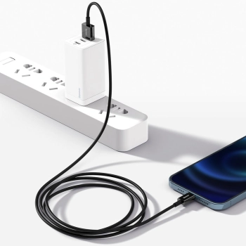  Superior kabel przewód do Iphone USB - Lightning 2.4A 1m czarny - zdj. dodatkowe 9
