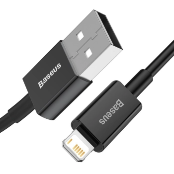  Superior kabel przewód do Iphone USB - Lightning 2.4A 1m czarny - zdj. dodatkowe 1