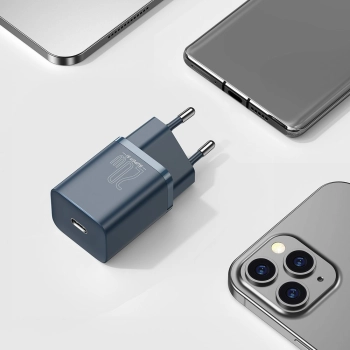  Super Si 1C szybka ładowarka USB-C 20W PD + kabel do iPhone Lightning 1m niebieski - zdj. dodatkowe 10