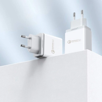 Szybka ładowarka sieciowa Quick Charge 3.0 18W 3A USB biały - zdj. dodatkowe 3