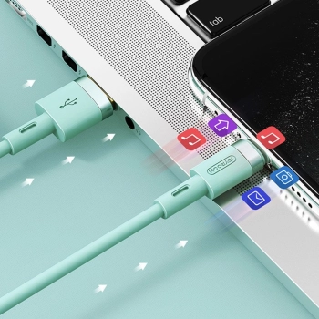  Kabel przewód do iPhone USB - Lightning 2.4A 1.2m czarny - zdj. dodatkowe 9