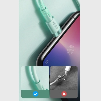  Kabel przewód do iPhone USB - Lightning 2.4A 1.2m biały - zdj. dodatkowe 6