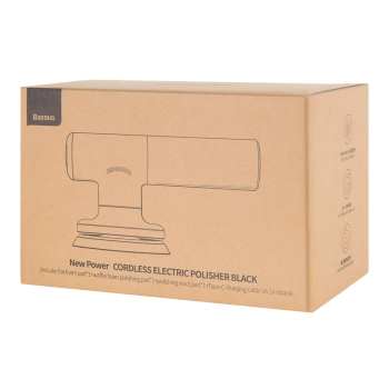  Bezprzewodowa elektryczna maszyna polerska polerka do wosku 30W czarna - zdj. dodatkowe 2