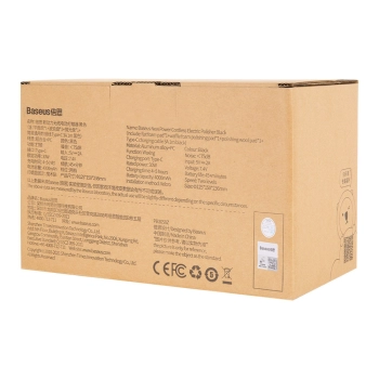  Bezprzewodowa elektryczna maszyna polerska polerka do wosku 30W czarna - zdj. dodatkowe 3