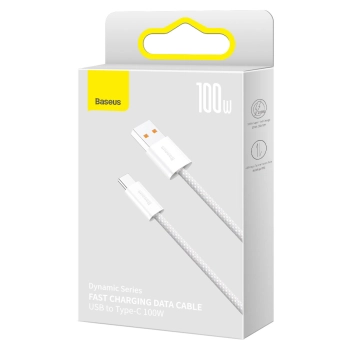  Kabel przewód Dynamic Series USB - USB-C 100W 2m biały - zdj. dodatkowe 4