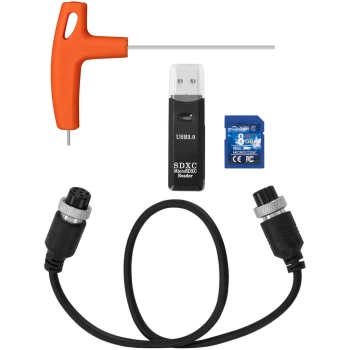  Endoskop kamera diagnostyczna inspekcyjna 12 LED TFT 7 cali SD 60 m - zdj. dodatkowe 9