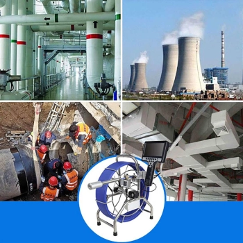  Endoskop kamera diagnostyczna inspekcyjna 12 LED TFT 7 cali SD 60 m - zdj. dodatkowe 2