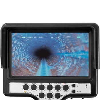  Endoskop kamera diagnostyczna inspekcyjna 12 LED TFT 7 cali SD 60 m - zdj. dodatkowe 3