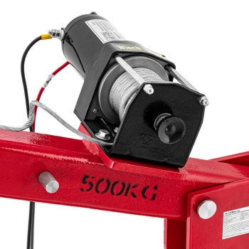  Żuraw podnośnik załadunkowy na samochód pickup z wciągarką linową 12 V 1000 W - zdj. dodatkowe 2