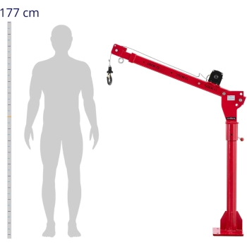  Żuraw podnośnik załadunkowy na samochód pickup z wciągarką linową 12 V 1000 W - zdj. dodatkowe 5