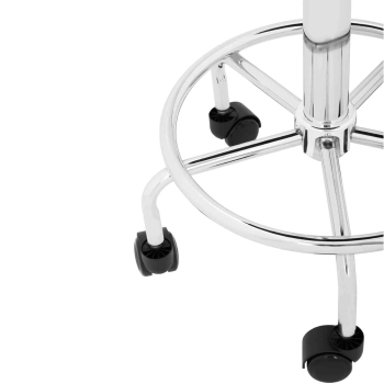  Taboret stołek hoker kosmetyczny siodłowy na kółkach Frankfurt do 150 kg czarny - zdj. dodatkowe 3