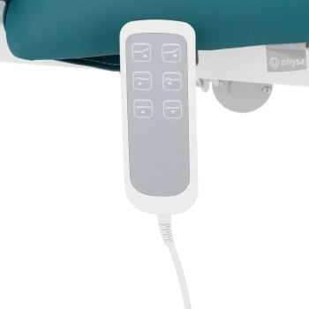  Łóżko stół kosmetyczny do masażu elektryczny 3 silniki 250 kg NANTES - turkus - zdj. dodatkowe 2